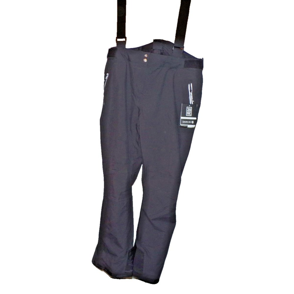 Dare 2B Women's Ski Snowboard Waterproof Pants‎ Black XL US12 32" waist NEW tags